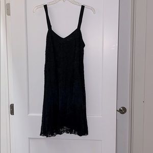 Free people black lace dress